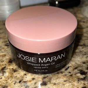 Josie Maran whipped Argan oil, Vanilla Berry new, never opened 4fl oz